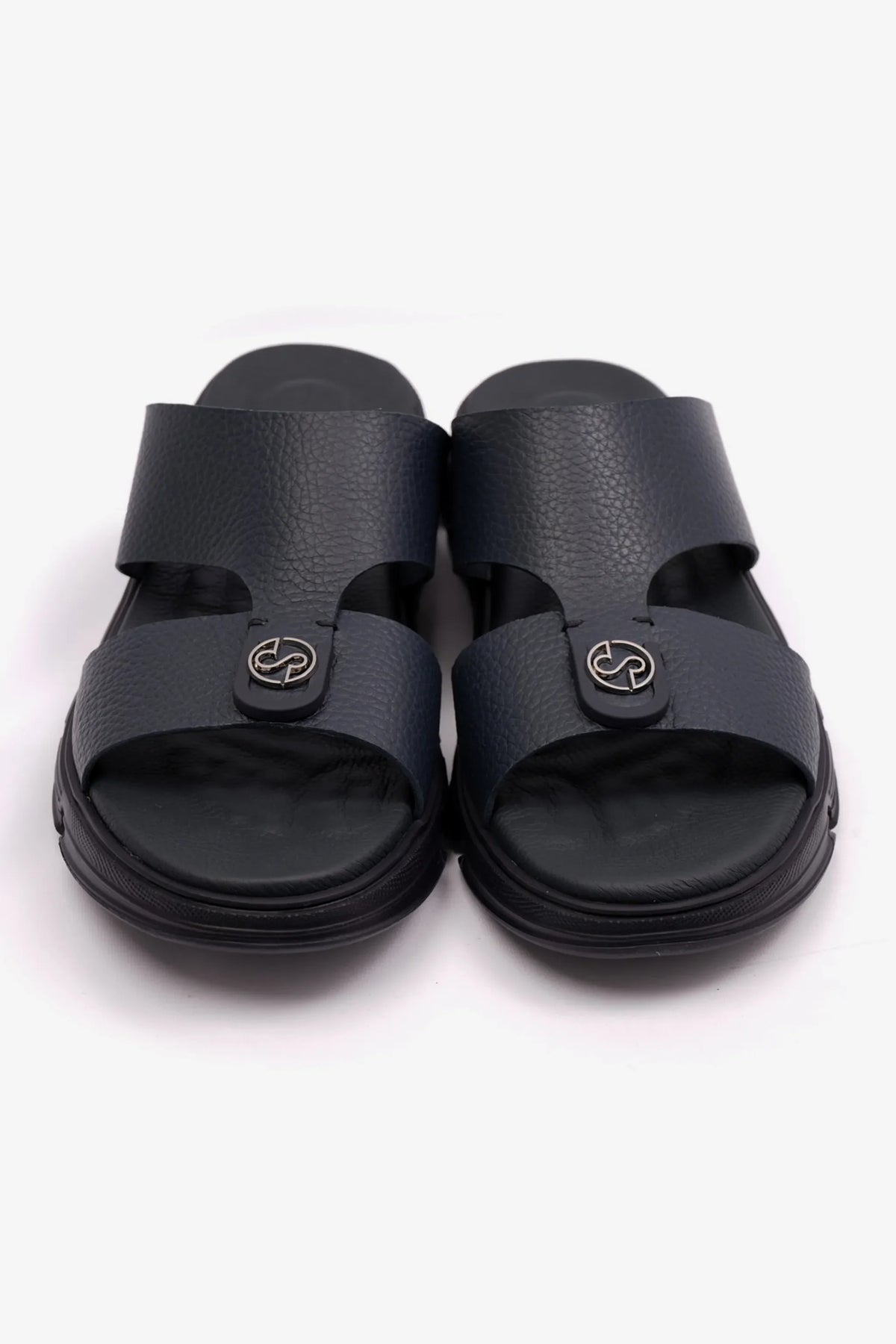 Comfort Plus Men's Soft Milled Arabic Sandals Navy MSDCP1007 - Sole Therapy