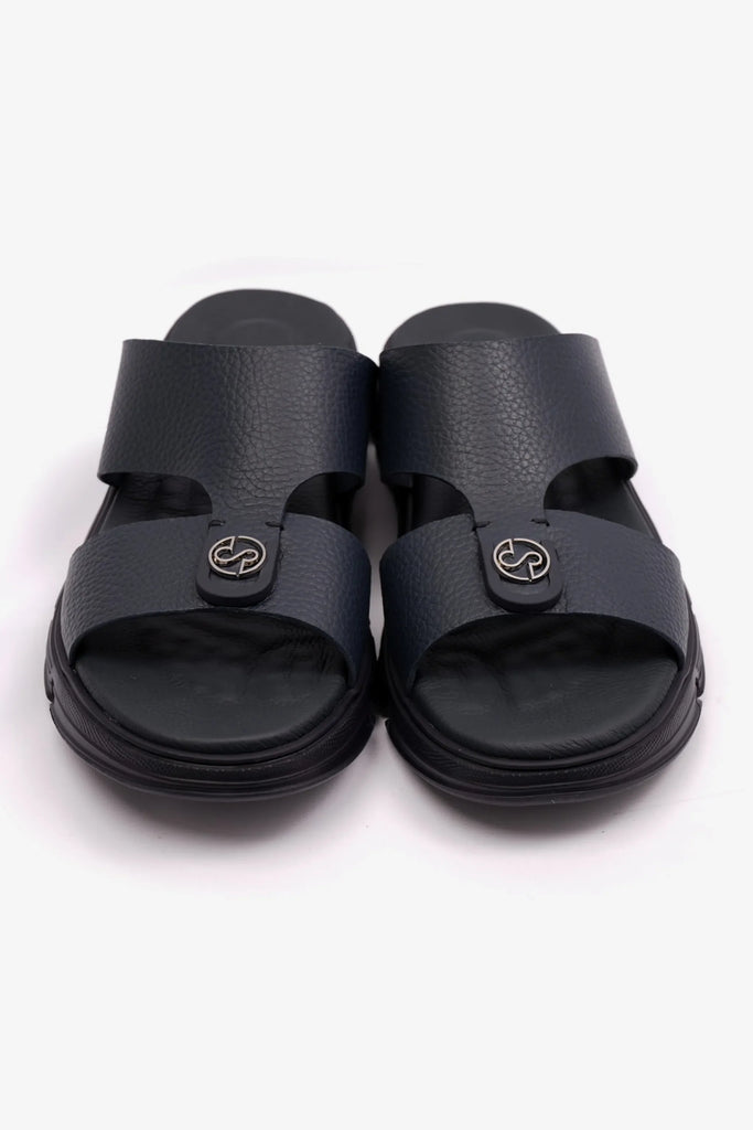 Comfort Plus Men's Soft Milled Arabic Sandals Navy MSDCP1007 - Sole Therapy