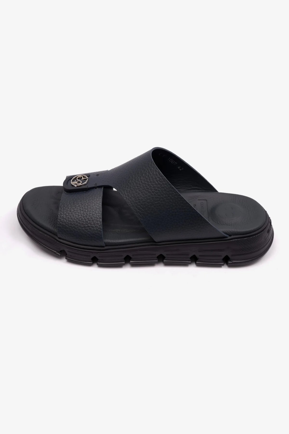 Comfort Plus Men's Soft Milled Arabic Sandals Navy MSDCP1007 - Sole Therapy
