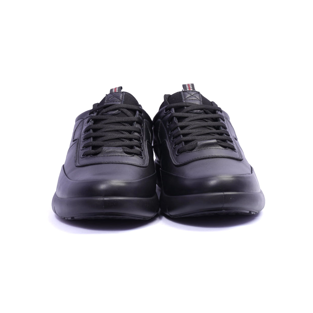 Comfort Plus Men's Stylish Leather Sneakers Black - Sole Therapy