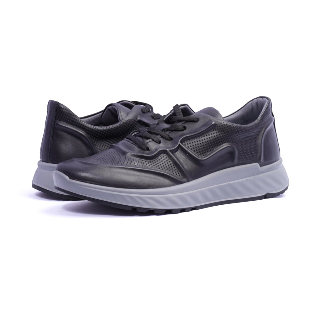 Comfort Plus Men's Stylish Sneakers Black - Sole Therapy
