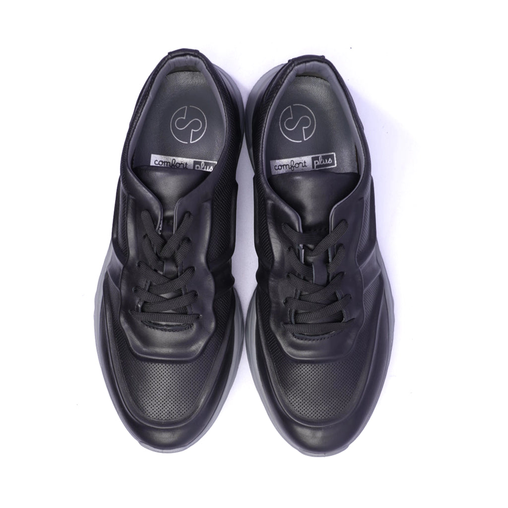 Comfort Plus Men's Stylish Sneakers Black - Sole Therapy
