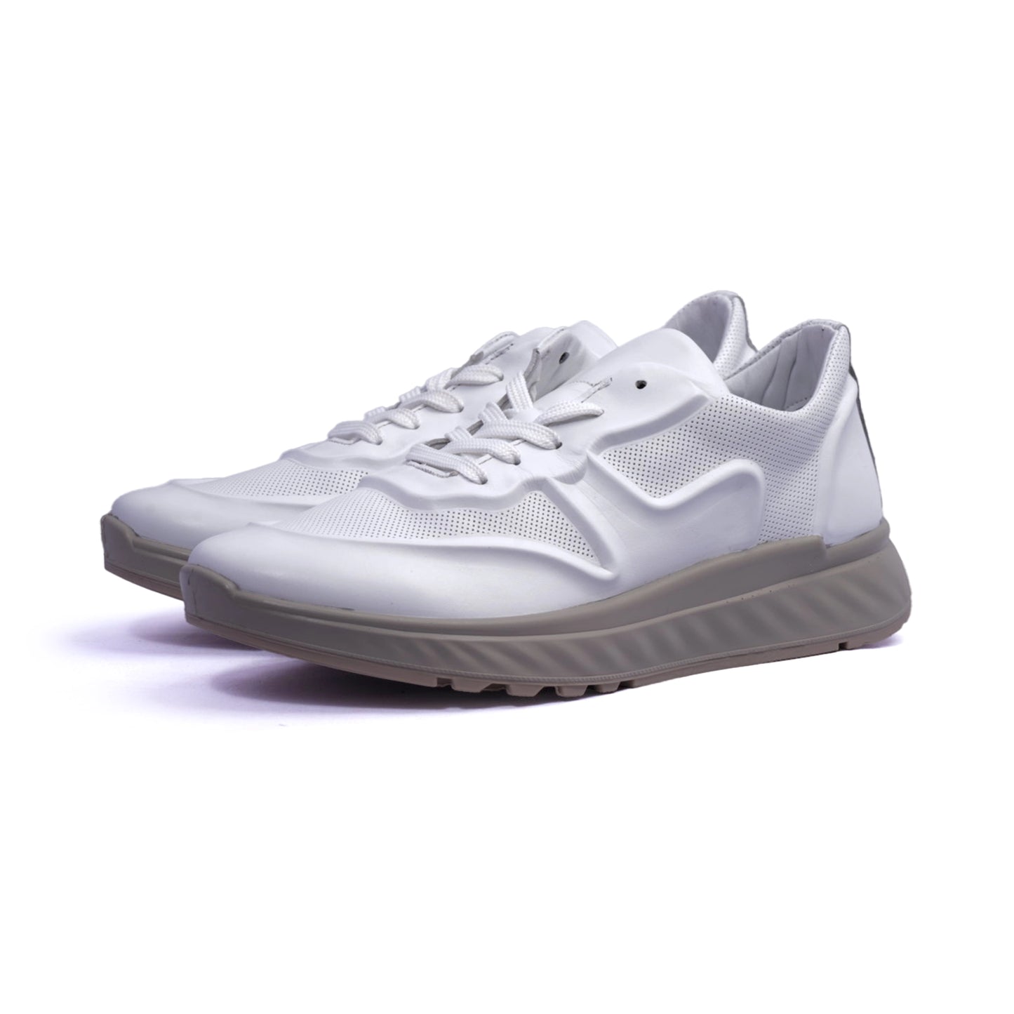 Comfort Plus Men's Stylish Sneakers White - Sole Therapy