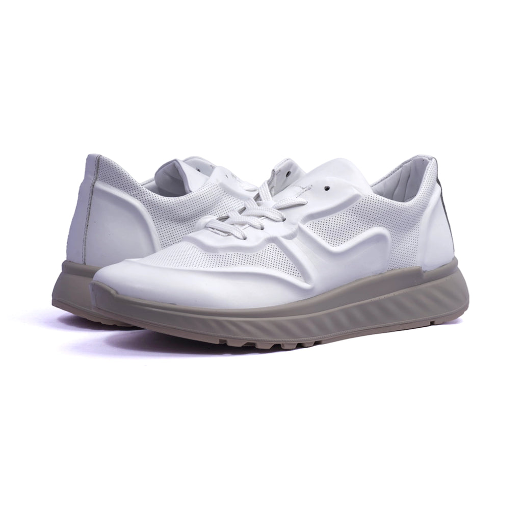 Comfort Plus Men's Stylish Sneakers White - Sole Therapy