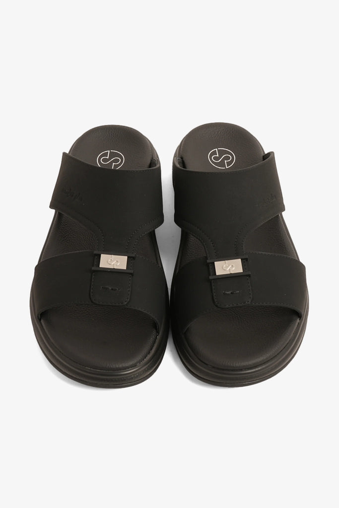 Comfort Plus Men's Super Sleek Sandals Black MSDGBCPTD103 - Sole Therapy