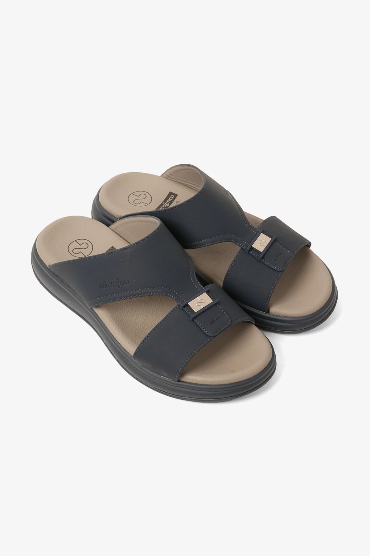 Comfort Plus Men's Super Sleek Sandals Navy MSDGBCPTD103 - Sole Therapy