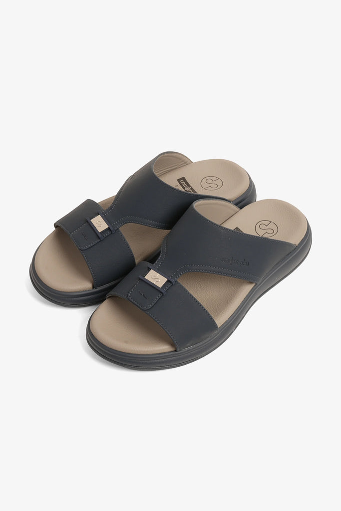 Comfort Plus Men's Super Sleek Sandals Navy MSDGBCPTD103 - Sole Therapy