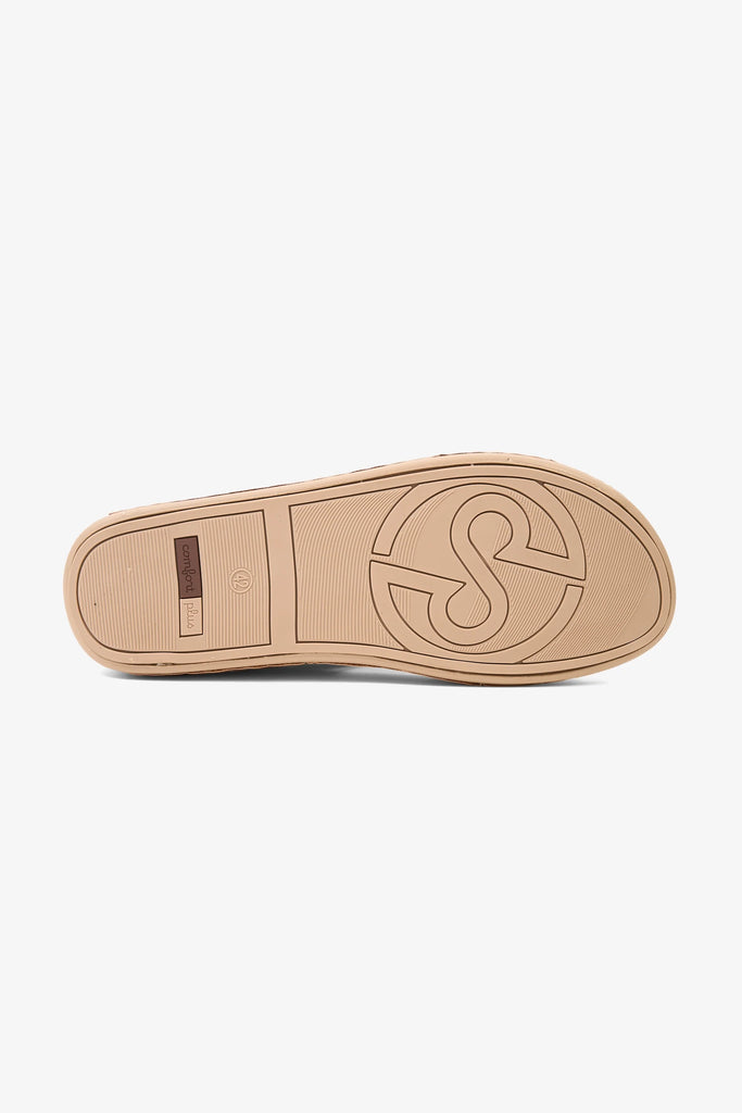 Comfort Plus Men's Supreme Balance Arabic Sandals Beige MSDGBCPAS105 - Sole Therapy
