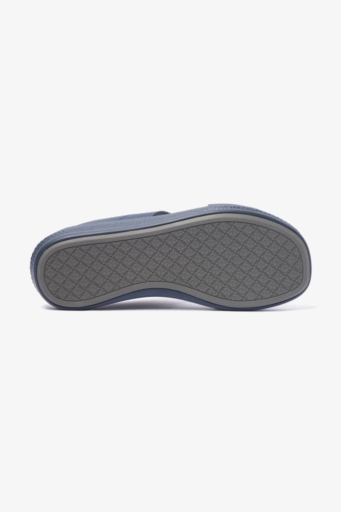 Comfort Plus Men's Timeless Design Strap Sandals Navy D104 - Sole Therapy