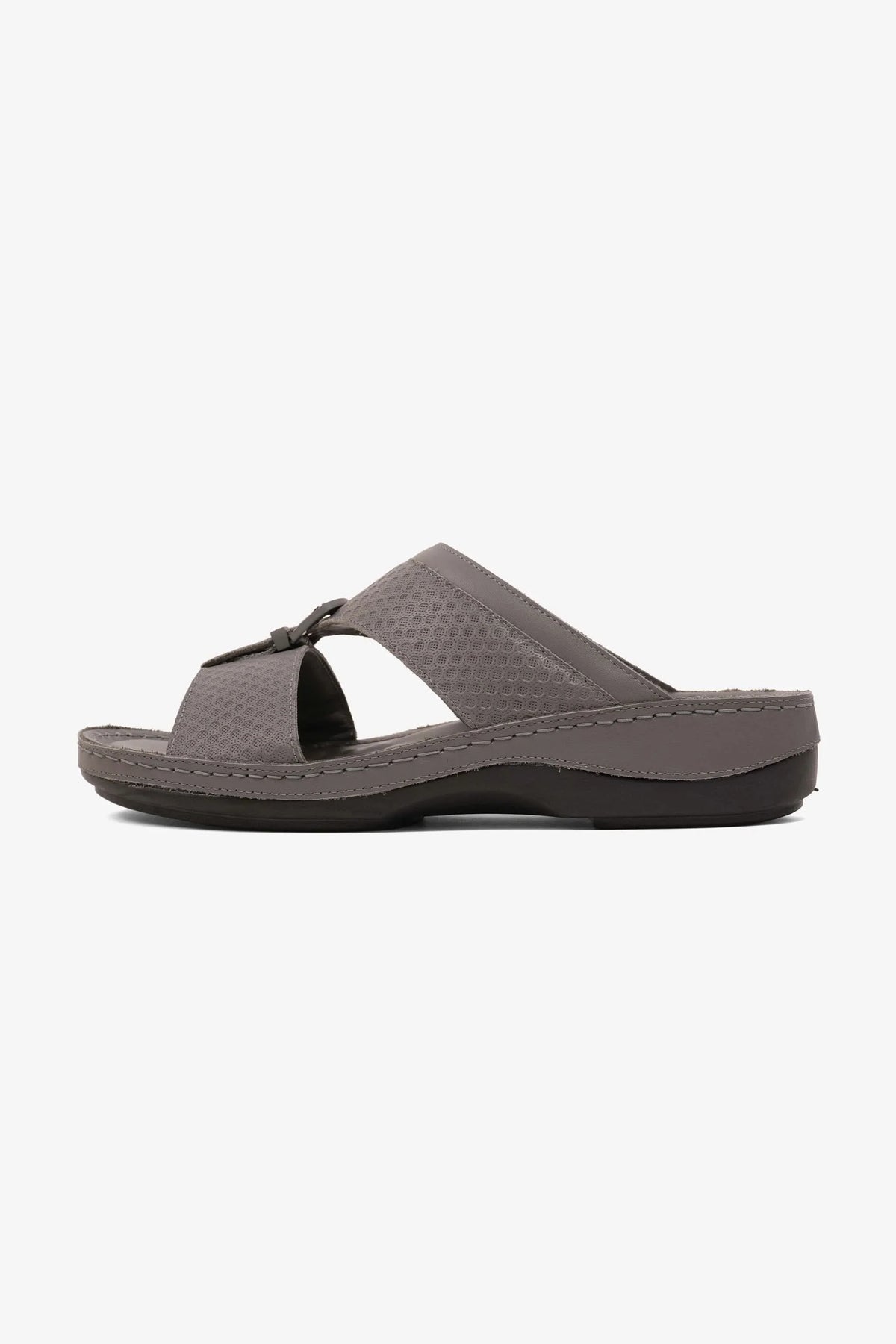 Comfort Plus Men's Ultra Comfort Trim Sandals Grey MSDCP7702 - Sole Therapy