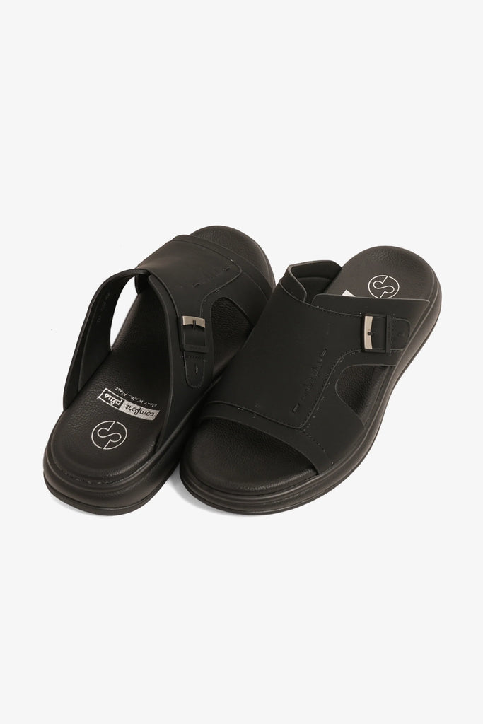 Comfort Plus Men's Ultra Elevate Arabic Sandals Black MSDGBCPTD102 - Sole Therapy