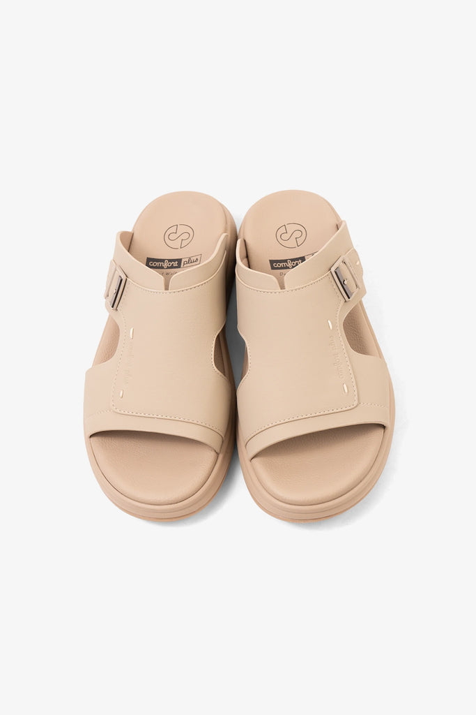 Comfort Plus Men's Ultra Elevate Arabic Sandals Sand MSDGBCPTD102 - Sole Therapy
