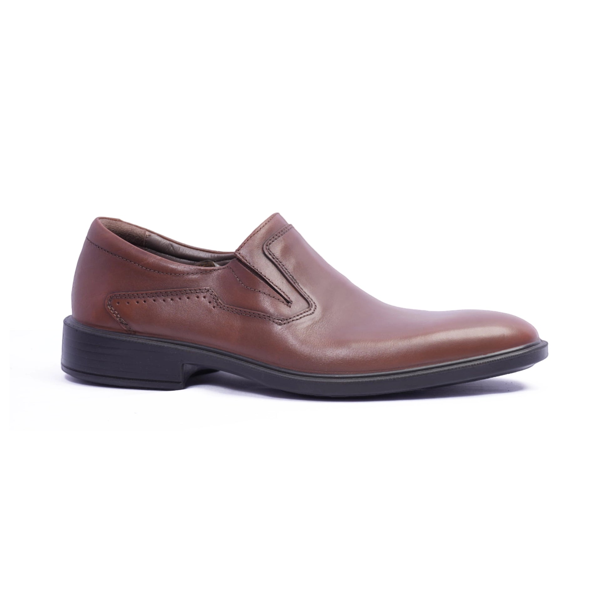 Comfort Plus Stylish Leather Loafers Moccasin Tan - Sole Therapy