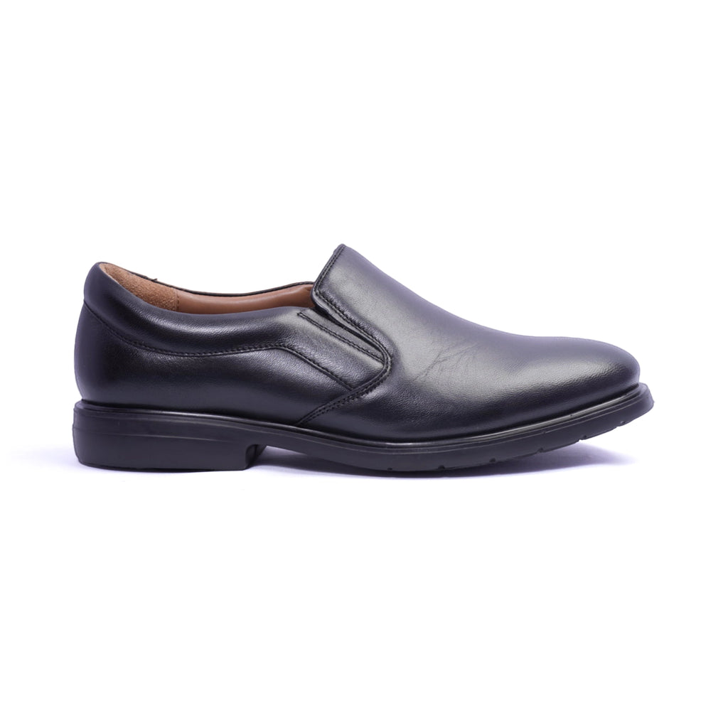 Comfort Plus Timeless Men's Leather Shoes Black - Sole Therapy