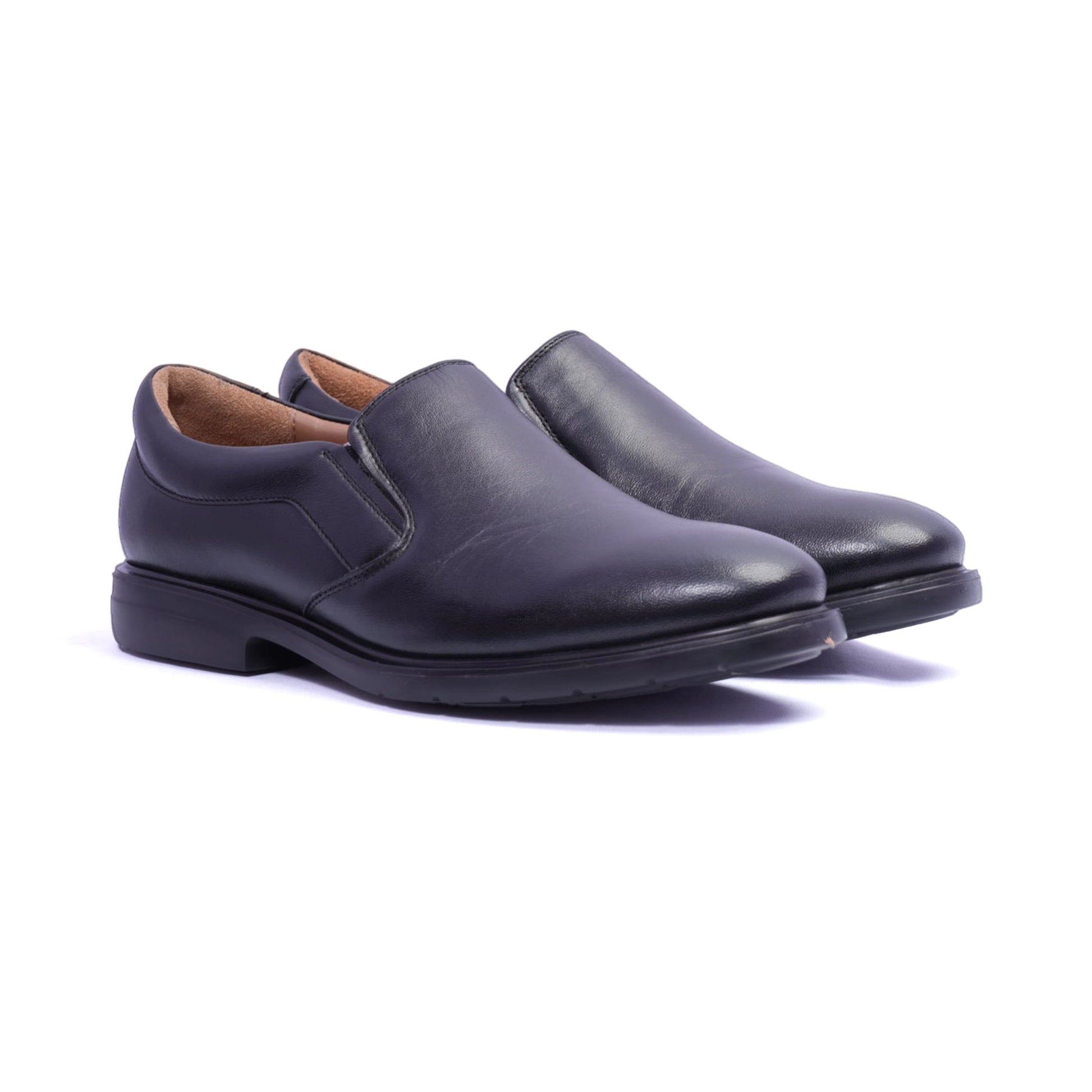 Comfort Plus Timeless Men's Leather Shoes Black - Sole Therapy
