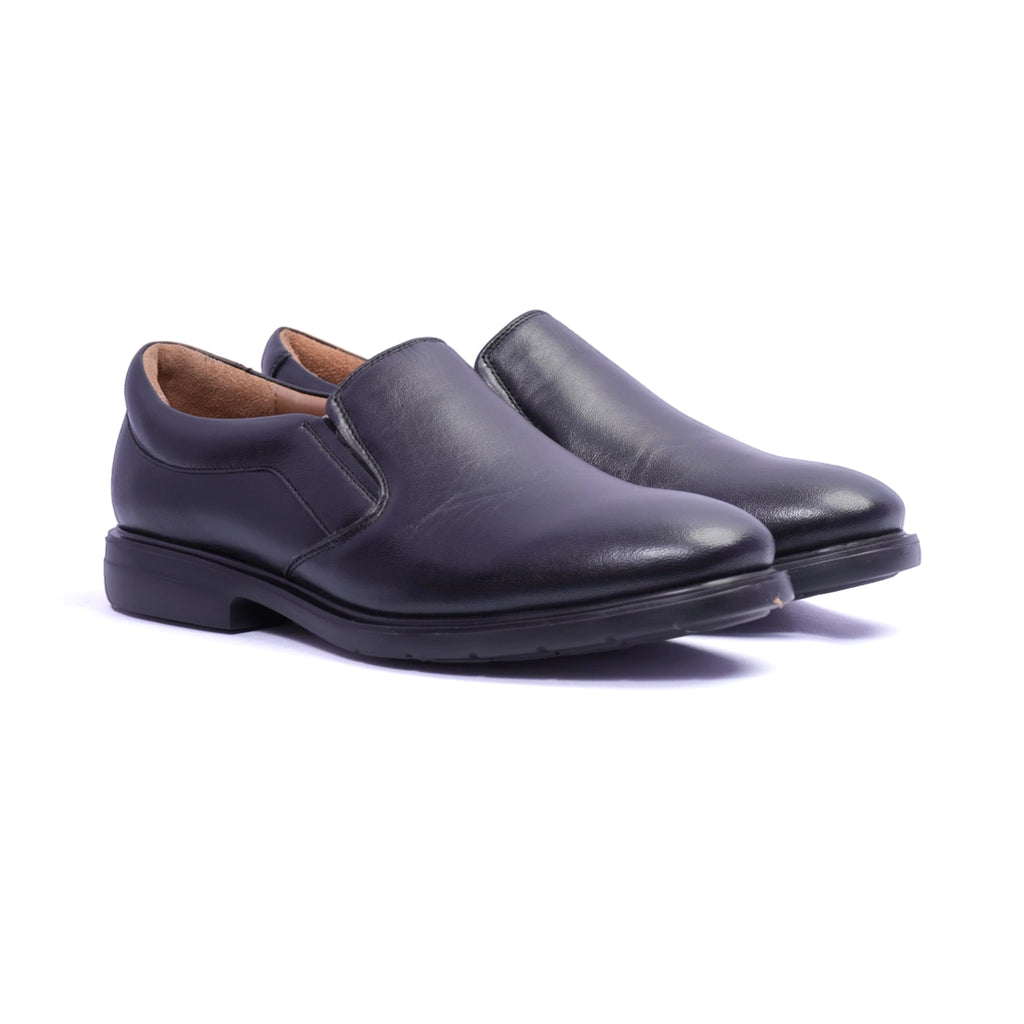 Comfort Plus Timeless Men's Leather Shoes Black - Sole Therapy