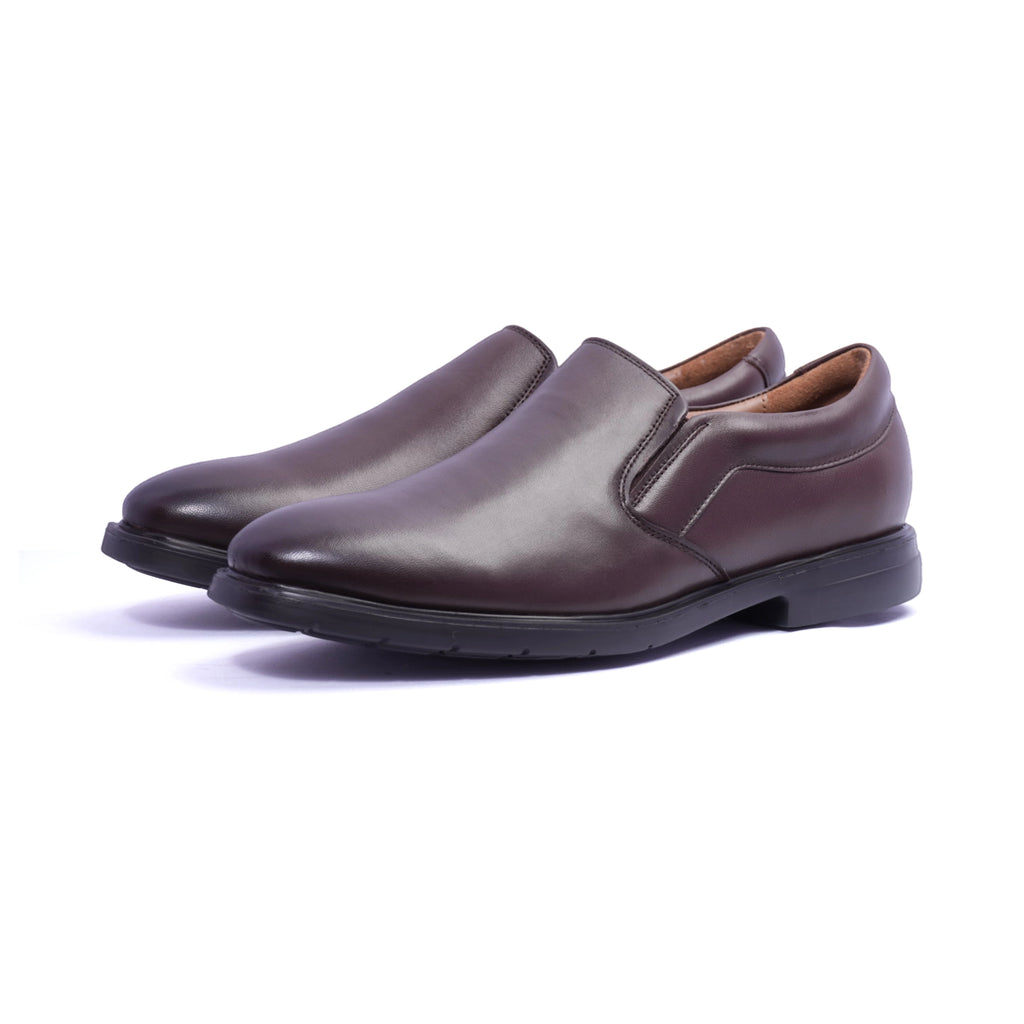 Comfort Plus Timeless Men's Leather Shoes Brown - Sole Therapy