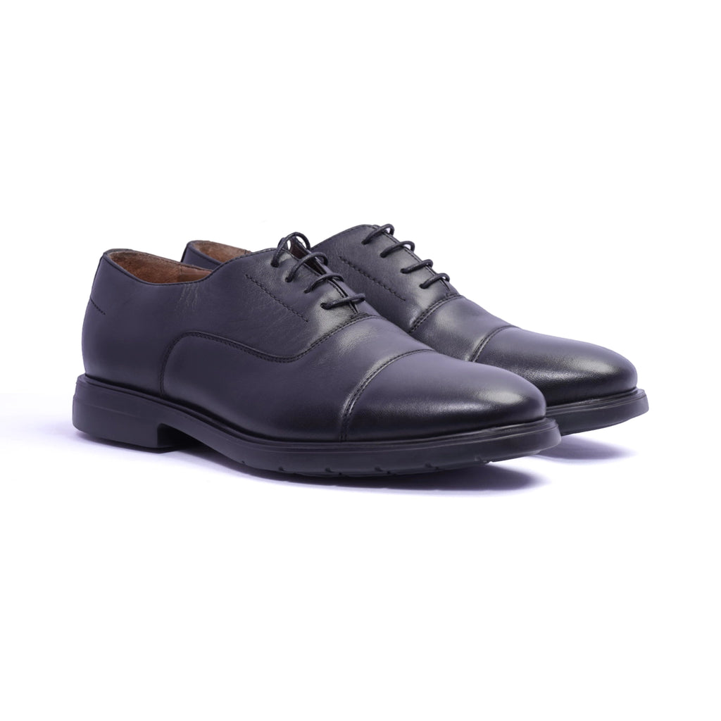 Comfort Plus Versatile Oxford Shoes Black - Sole Therapy