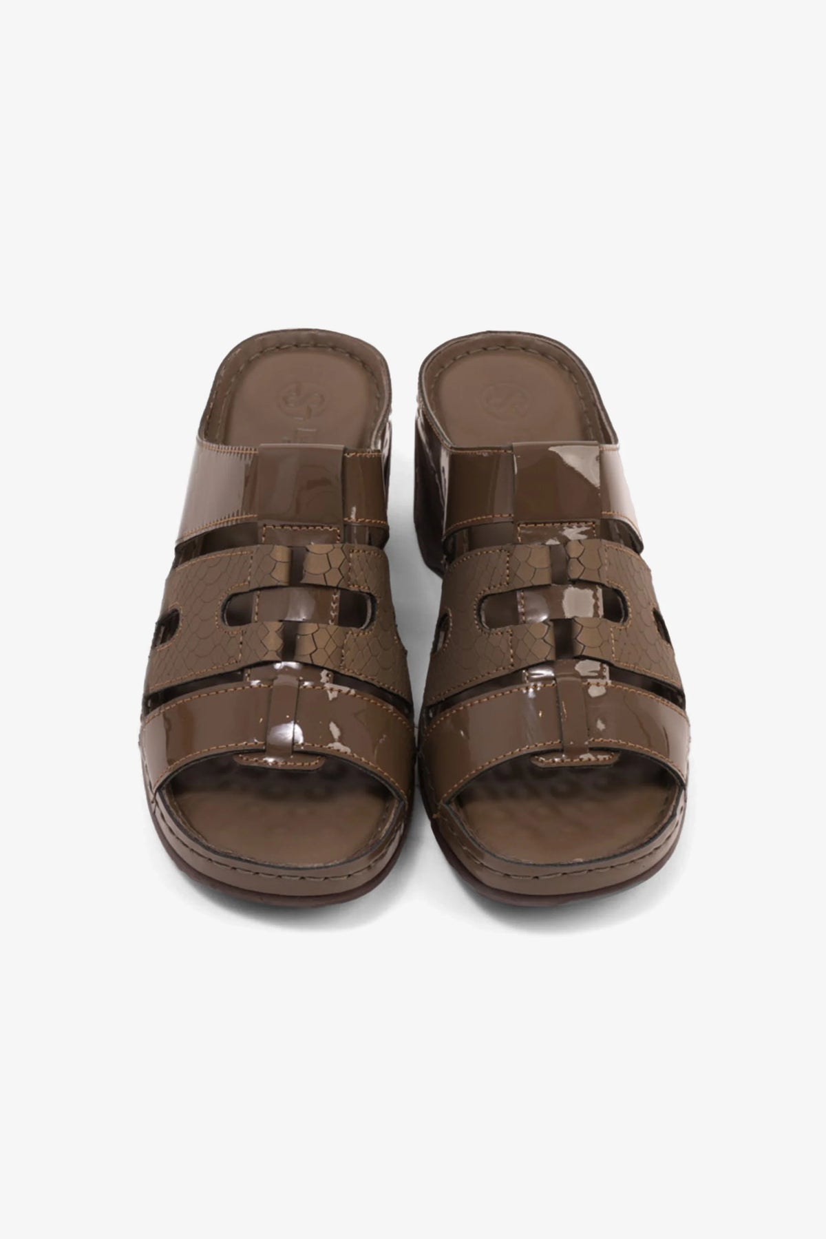 Comfort Plus Women's Arabic Sandals Brown GG118 - Sole Therapy