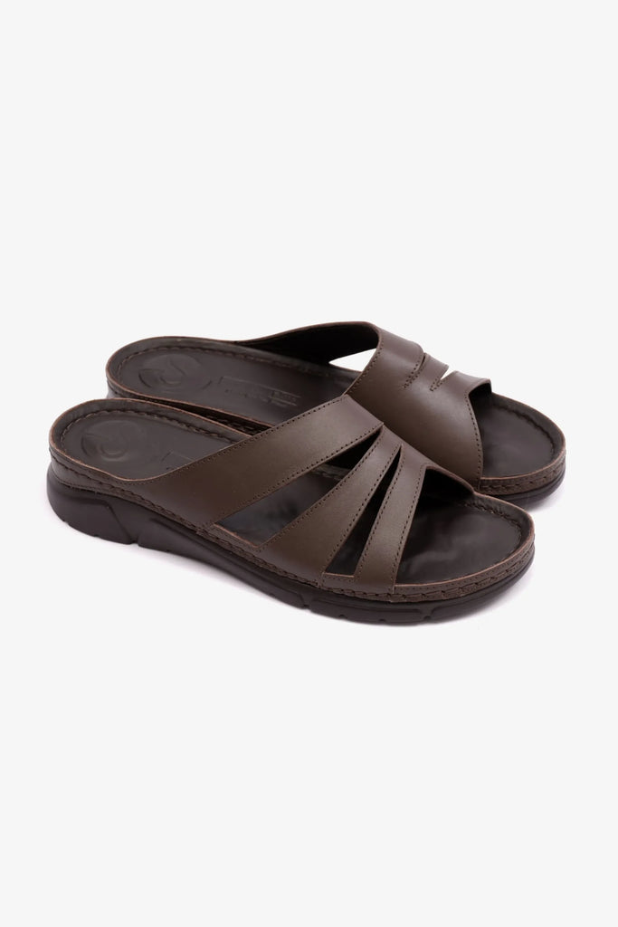 Comfort Plus Women's Flexible Outsole Arabic Sandals Brown LSDCP611 - Sole Therapy