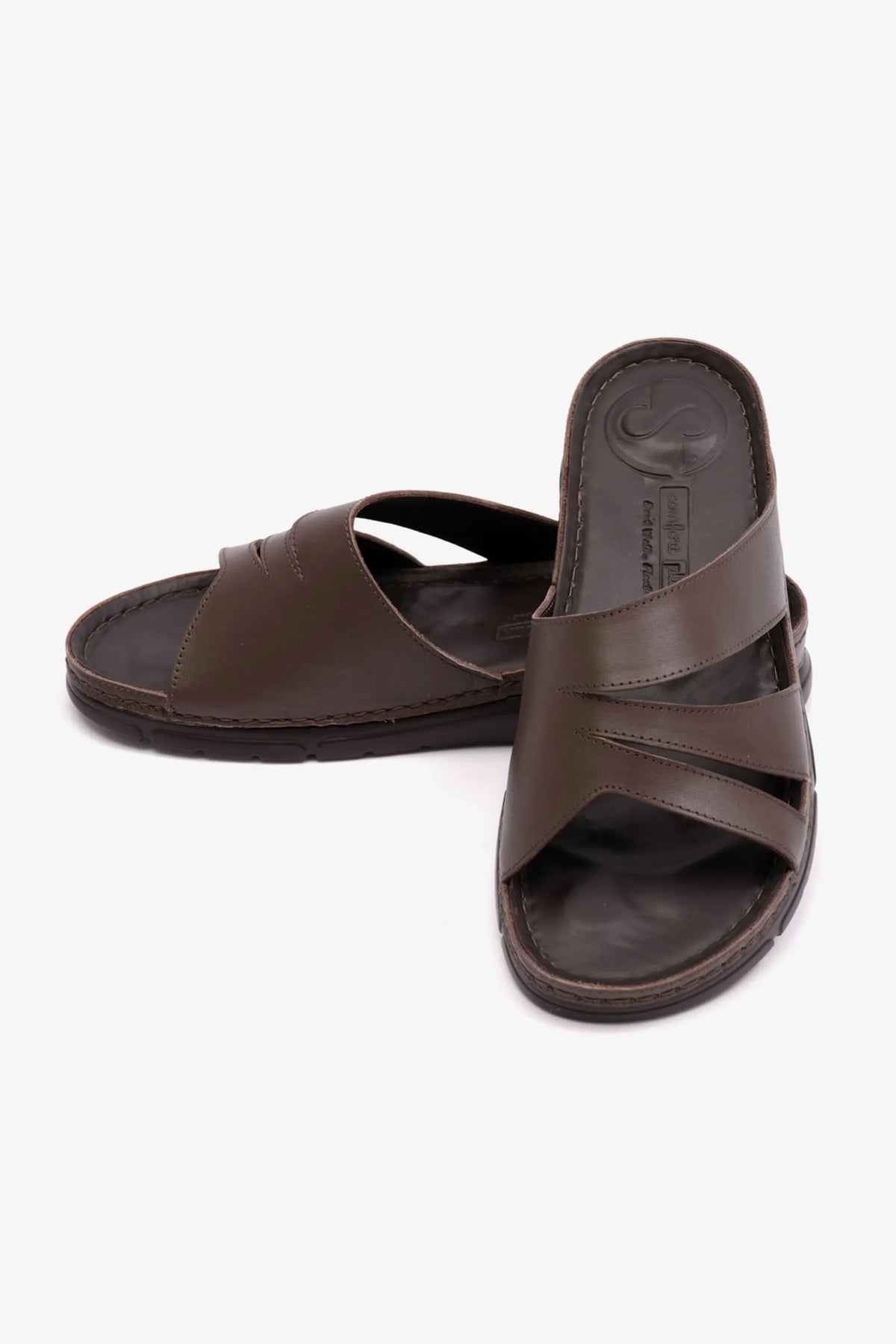 Comfort Plus Women's Flexible Outsole Arabic Sandals Brown LSDCP611 - Sole Therapy