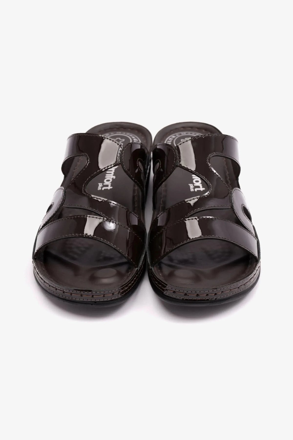 Comfort Plus Women's Italian Design Arabic Sandals Brown LSDCP412 - Sole Therapy