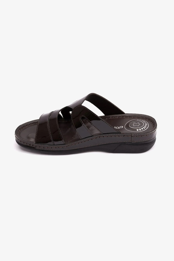 Comfort Plus Women's Italian Design Arabic Sandals Brown LSDCP412 - Sole Therapy