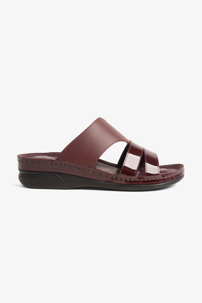 Comfort Plus Women's Mid Heel Sandals Cherry CP417 - Sole Therapy