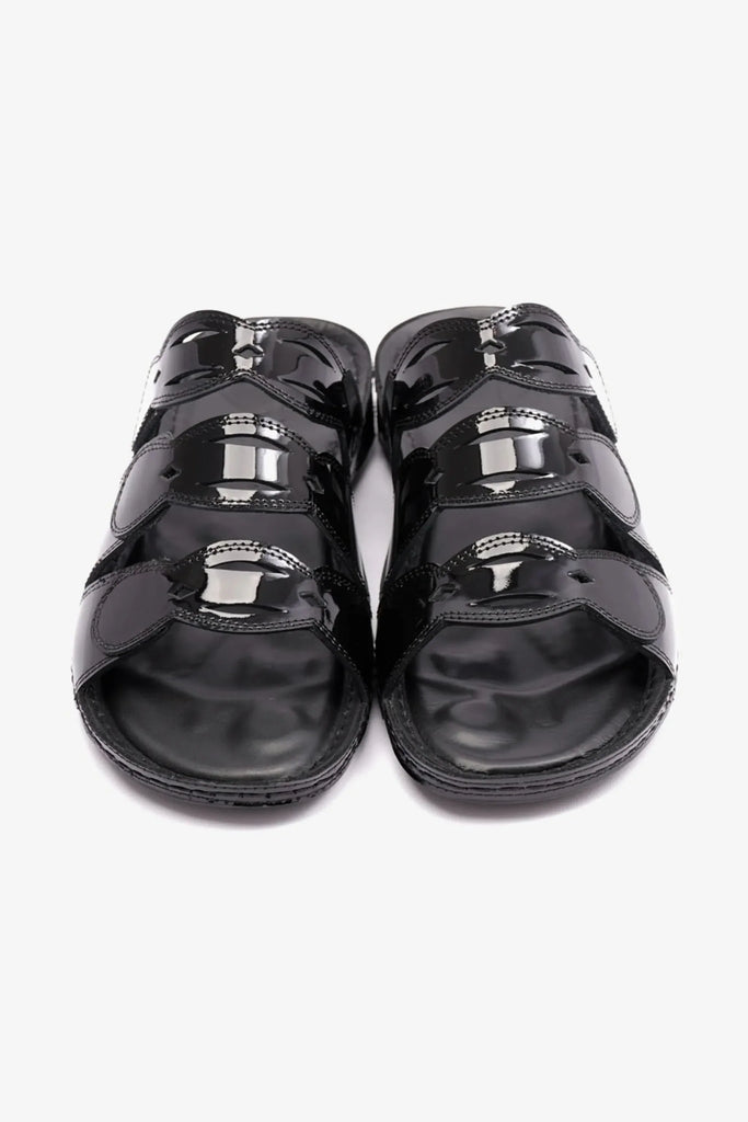 Comfort Plus Women's Soft Footbed Arabic Sandals Black LSDCP725 - Sole Therapy