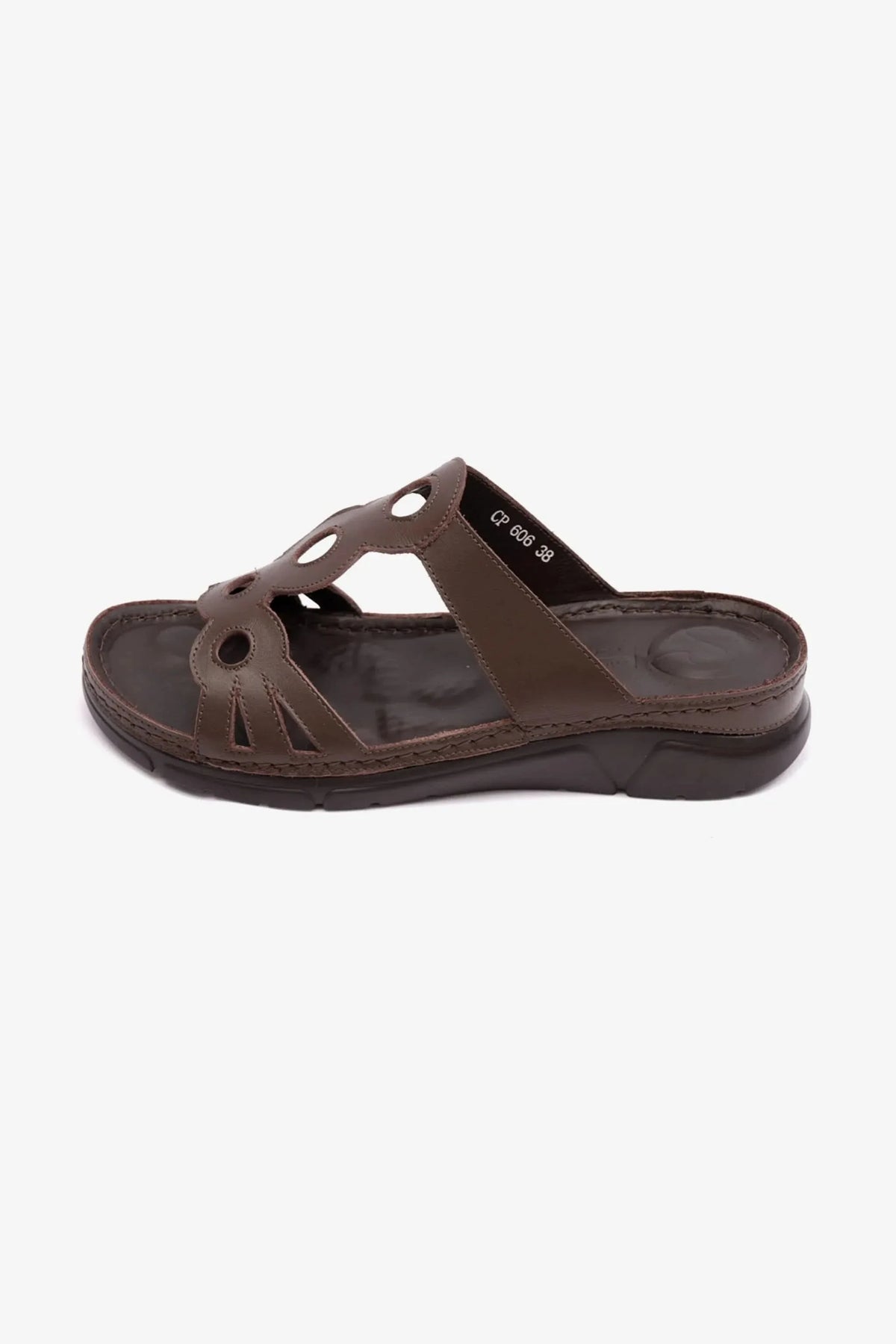 Comfort Plus Women's Ultra Massage Point Sandals Brown LSDCP606 - Sole Therapy