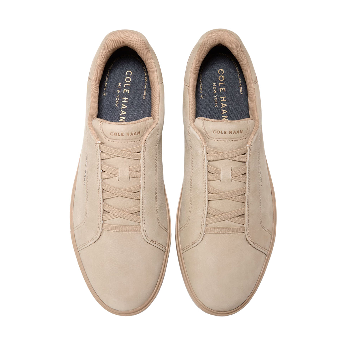 COLE HAAN MENS GRANDPRO LUXE SLIP BROWN