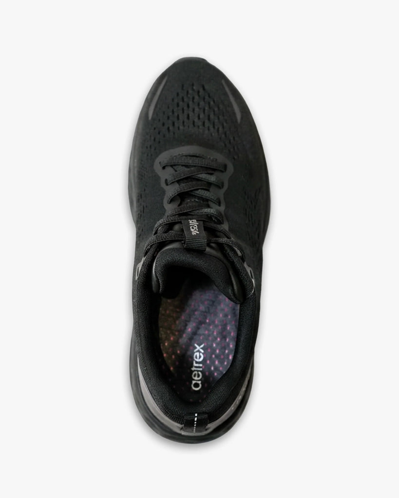 Danika Elastic Laces Sneaker Black/Black - Sole Therapy