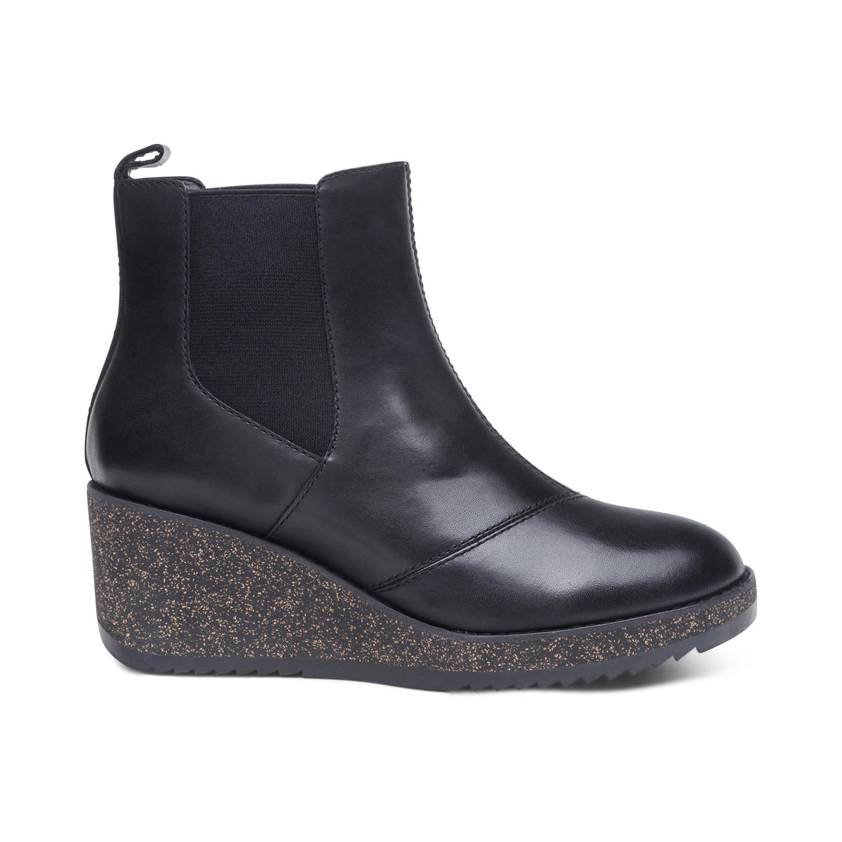 Dawn Wedge Women Boots Black - Sole Therapy