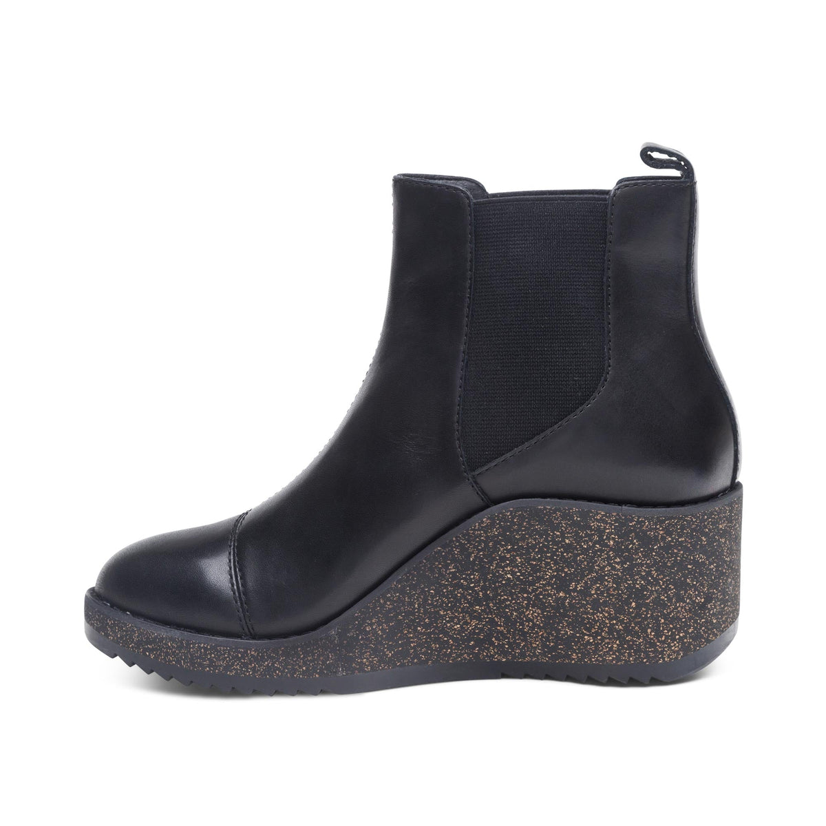 Dawn Wedge Women Boots Black - Sole Therapy