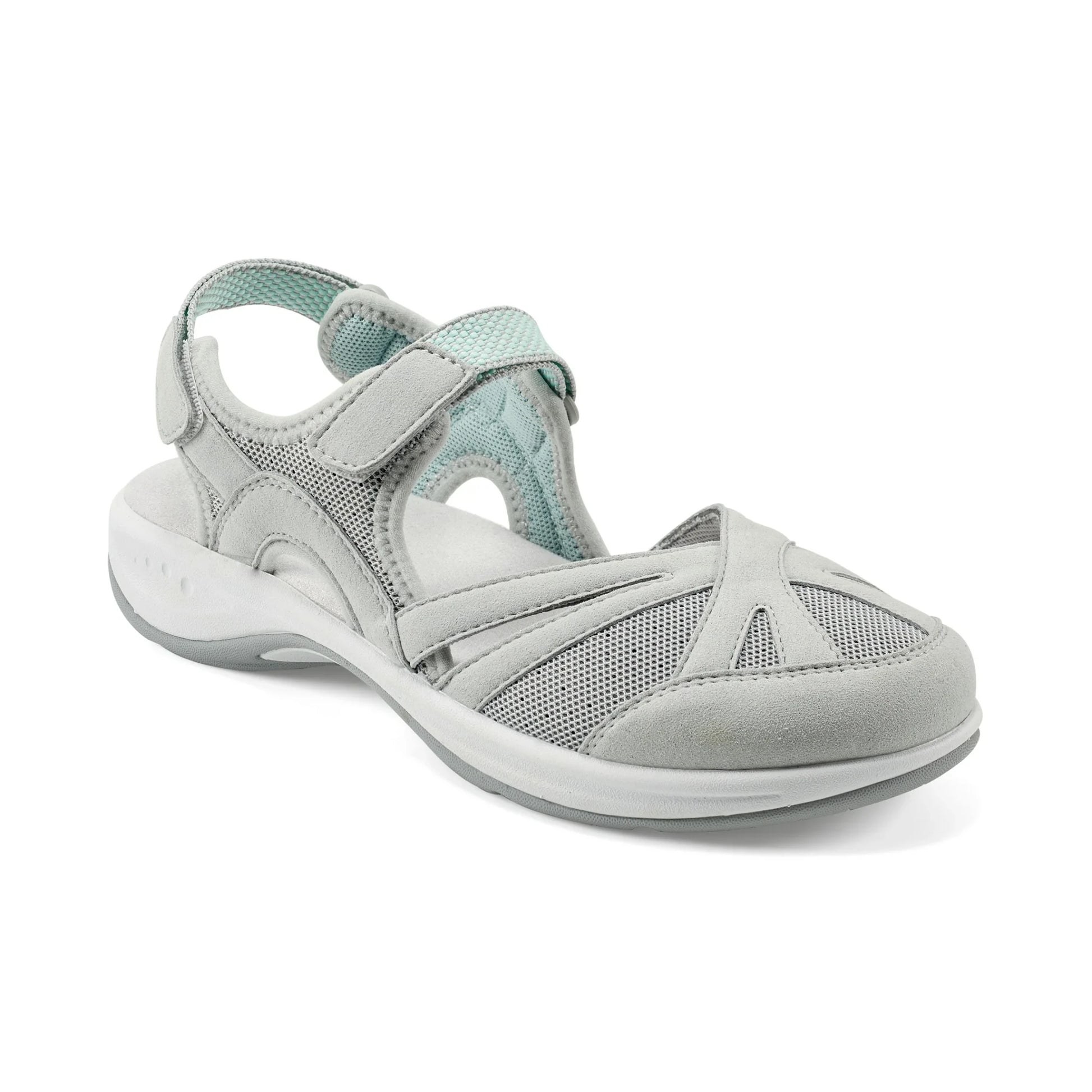 Easy Spirit Ladies Sandals Seelora2 - Light Grey - Sole Therapy