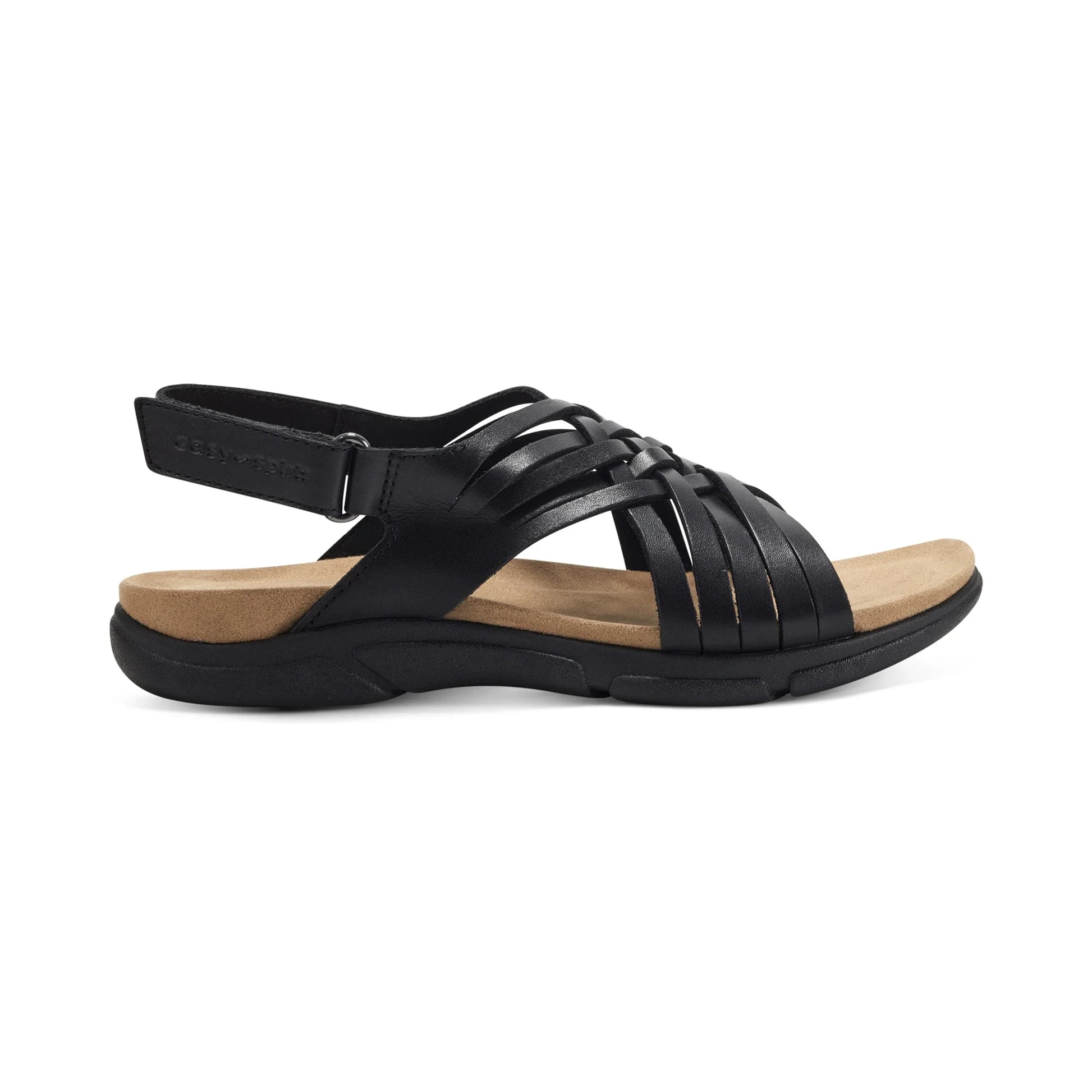 Easy Spirit Ladies Sandals Semar - Black - Sole Therapy