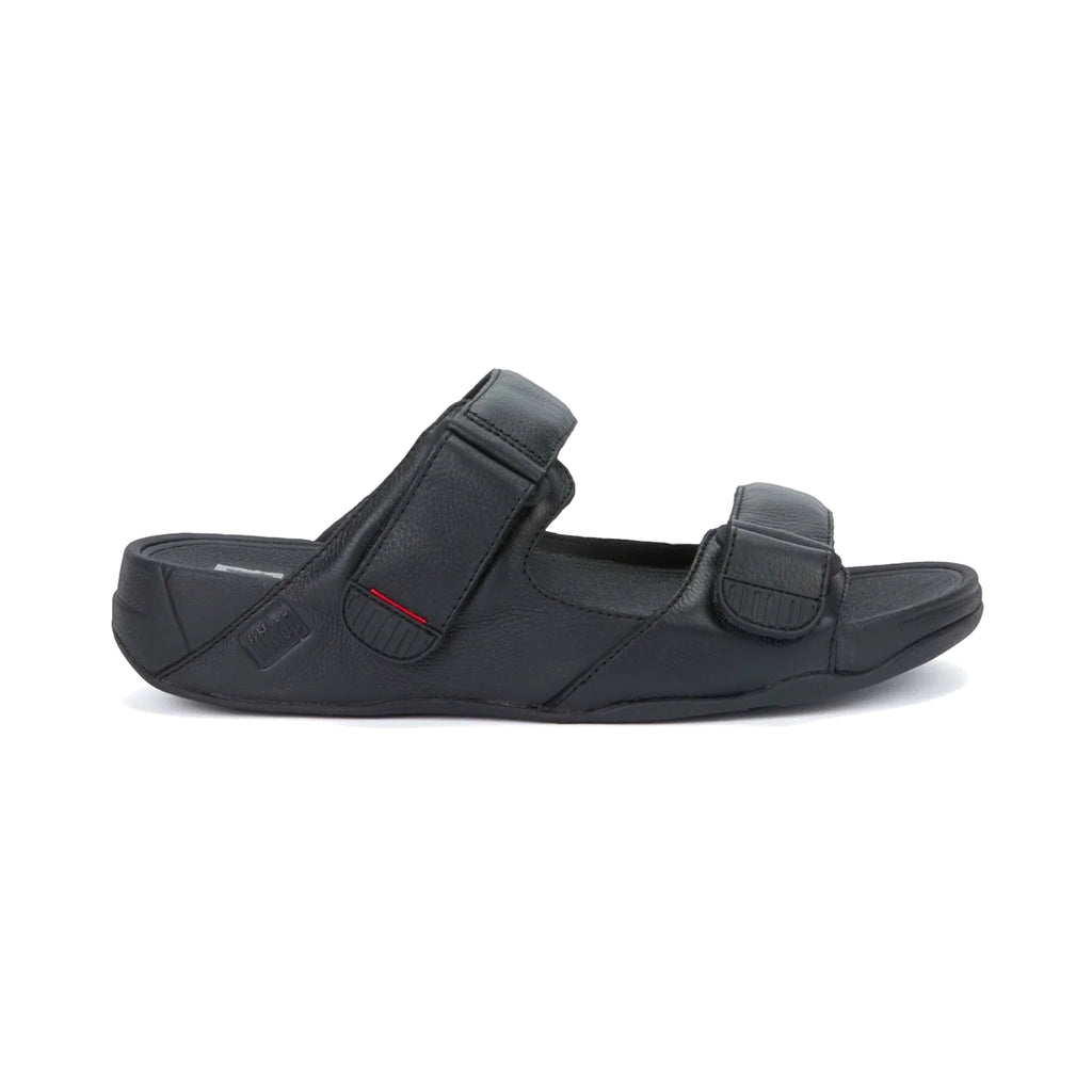 FITFLOP MENS GOGH MOC SLIDES - BLACK - Sole Therapy