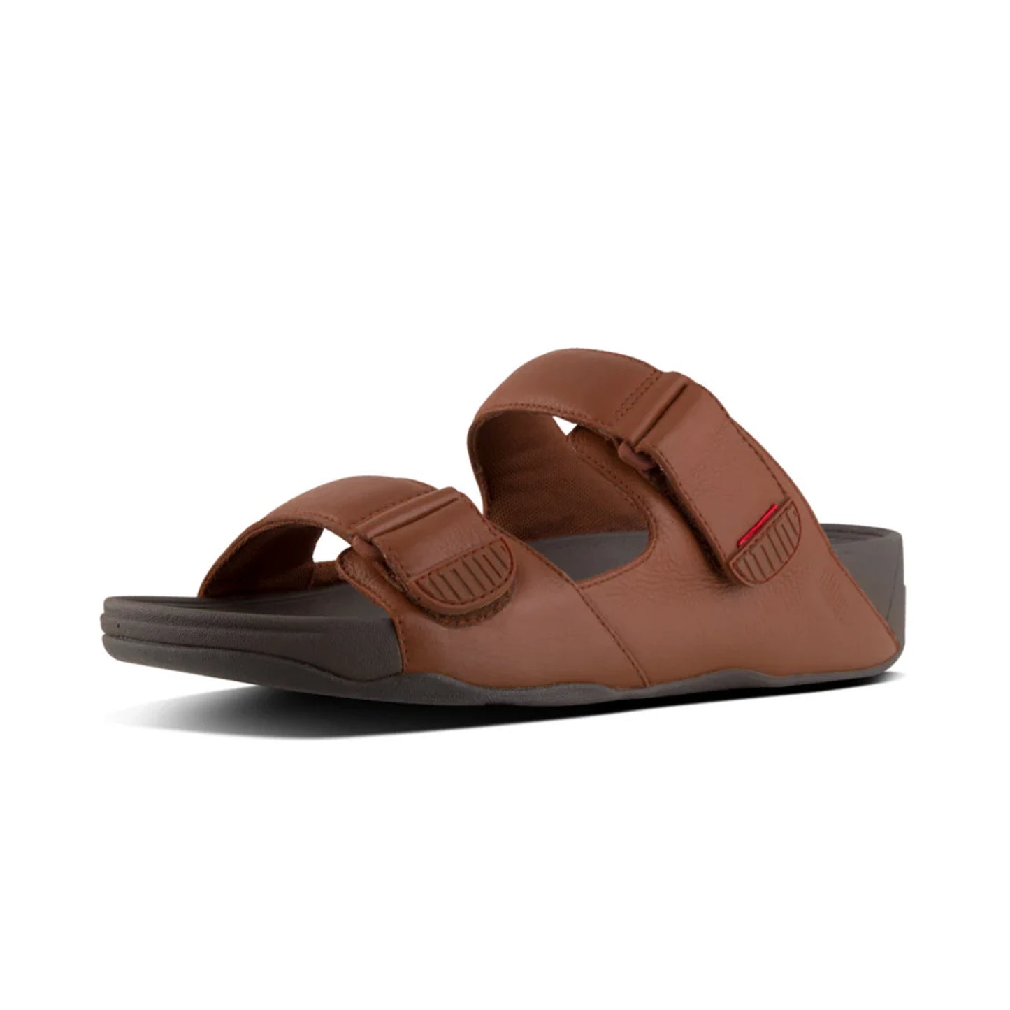 FITFLOP MENS GOGH MOC SLIDES - DARK TAN - Sole Therapy