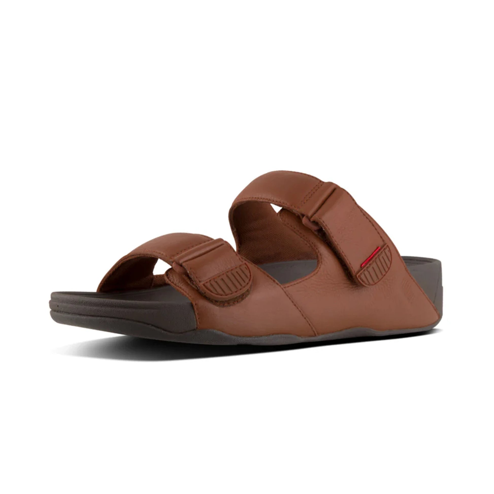 FITFLOP MENS GOGH MOC SLIDES - DARK TAN - Sole Therapy