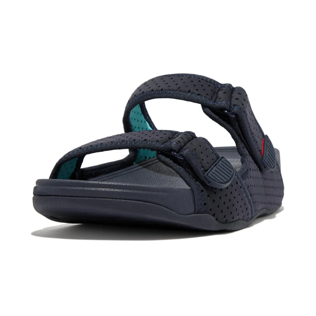 FITFLOP MENS GOGH MOC SLIDES - MIDNIGHT NAVY - Sole Therapy
