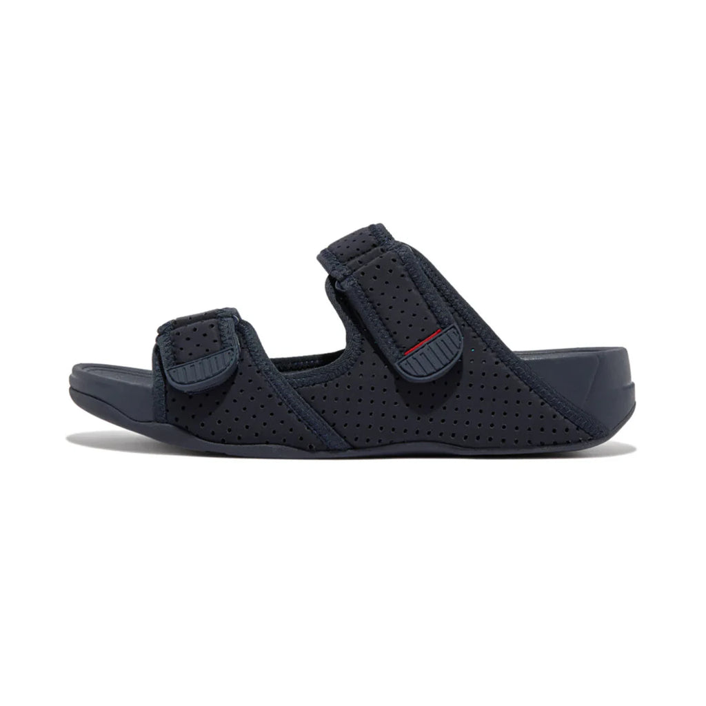 FITFLOP MENS GOGH MOC SLIDES - MIDNIGHT NAVY - Sole Therapy