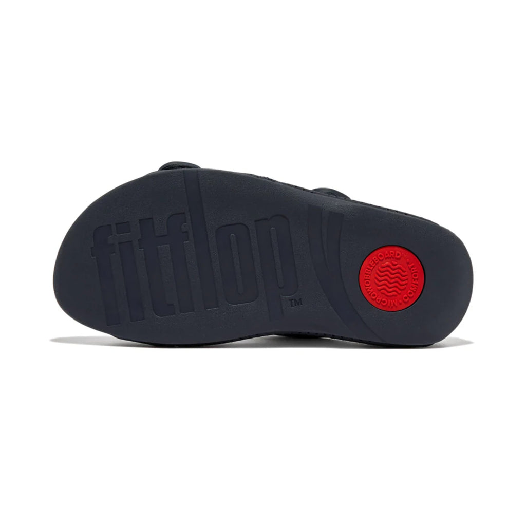 FITFLOP MENS GOGH MOC SLIDES - MIDNIGHT NAVY - Sole Therapy