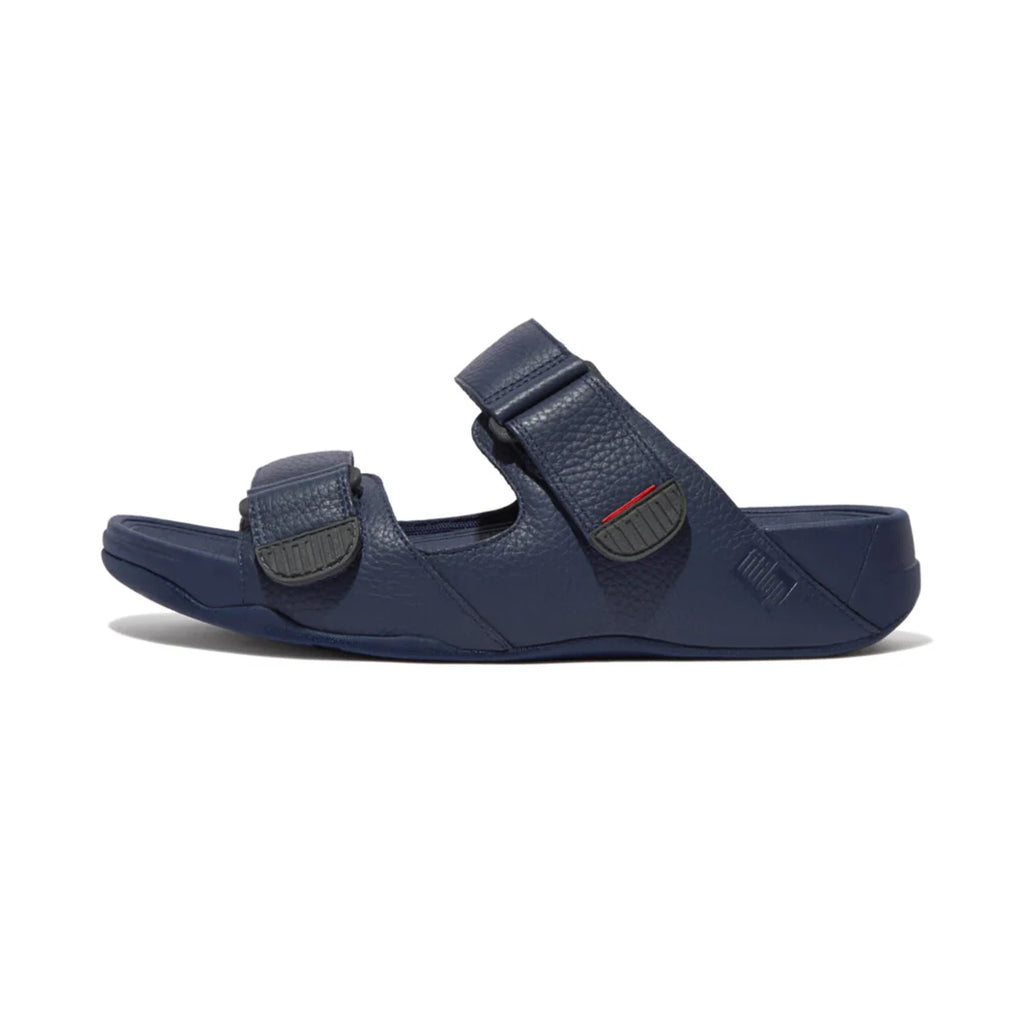 FITFLOP MENS GOGH MOC SLIDES - NAVY - Sole Therapy