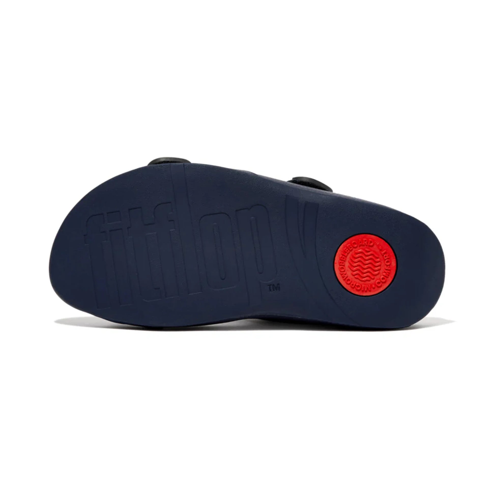 FITFLOP MENS GOGH MOC SLIDES - NAVY - Sole Therapy