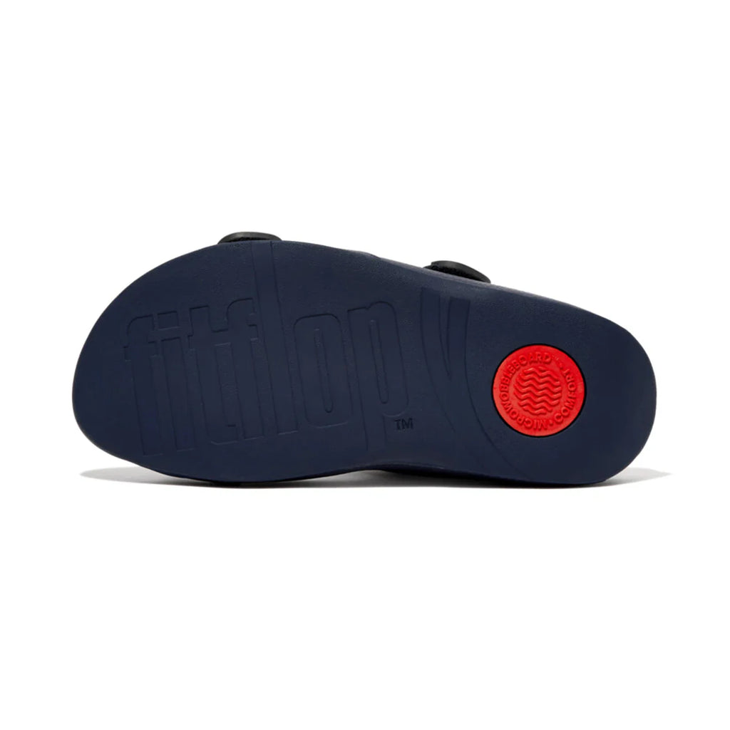 FITFLOP MENS GOGH MOC SLIDES - NAVY - Sole Therapy