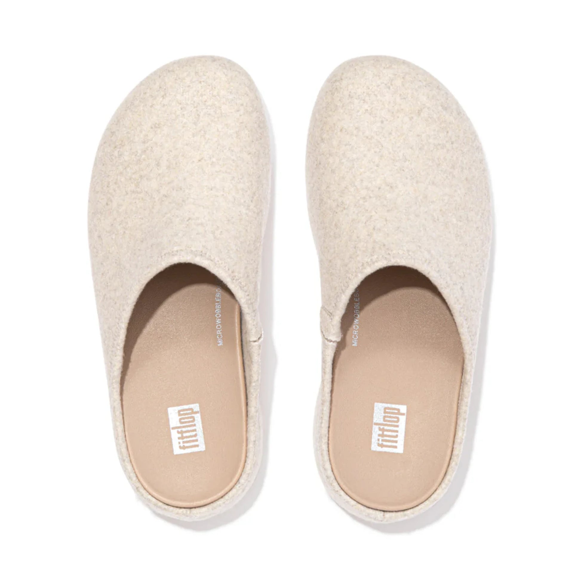 Buy FITFLOP WOMENS SHUV FELT CLOGS - WHITE - Sole Therapy
