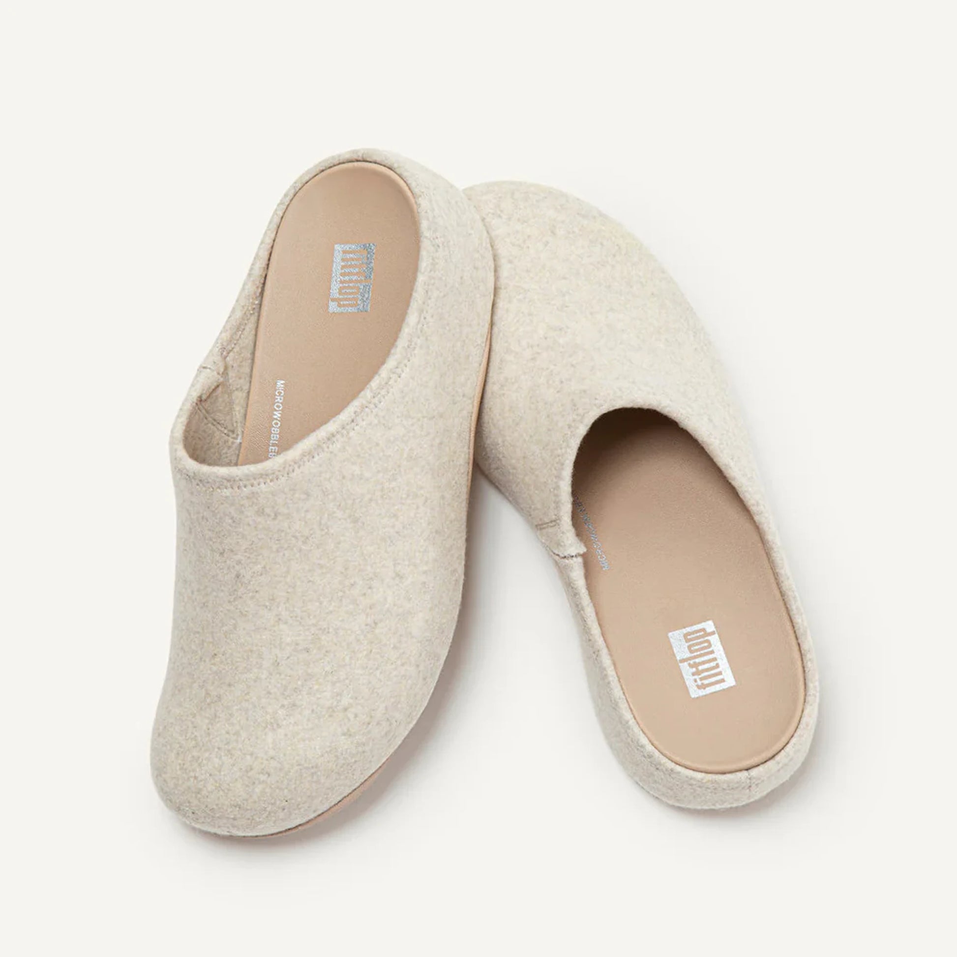 Buy FITFLOP WOMENS SHUV FELT CLOGS - WHITE - Sole Therapy