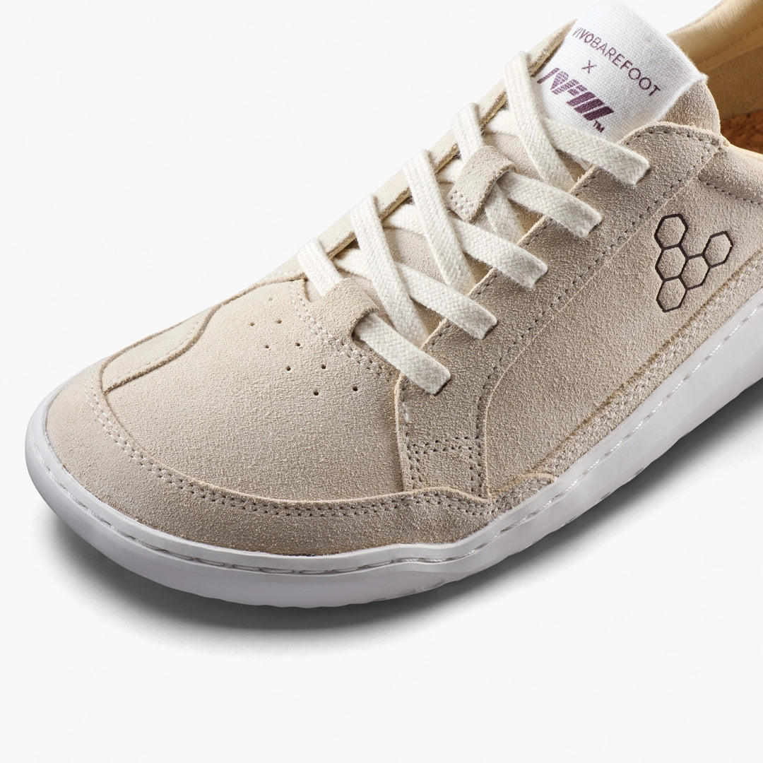 Vivo Gobi Ii Sneaker Premium  Leather Womens Sand/ Fig