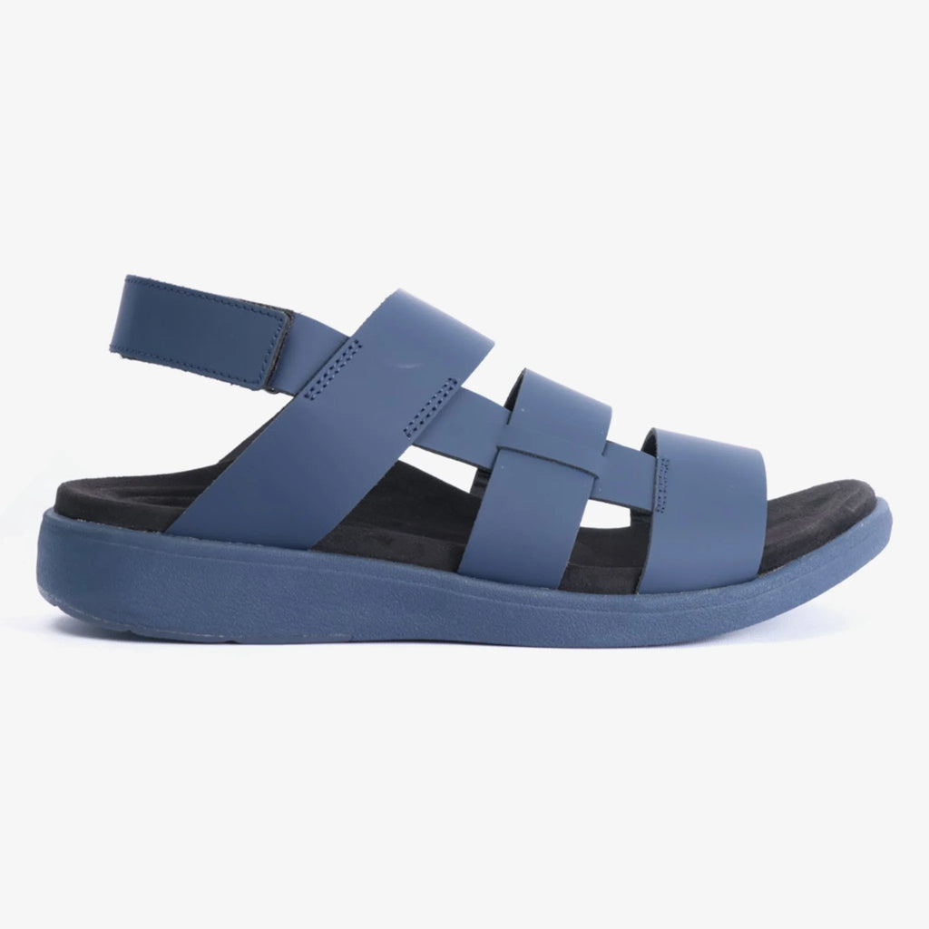 Gladiator Style Men Sandals Navy - Sole Therapy