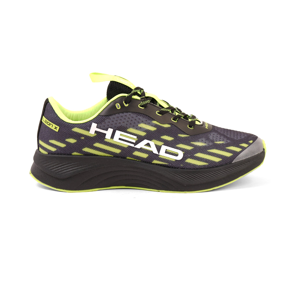 HEAD MENS SPORTS SHOES - BLACK/GREEN - Sole Therapy